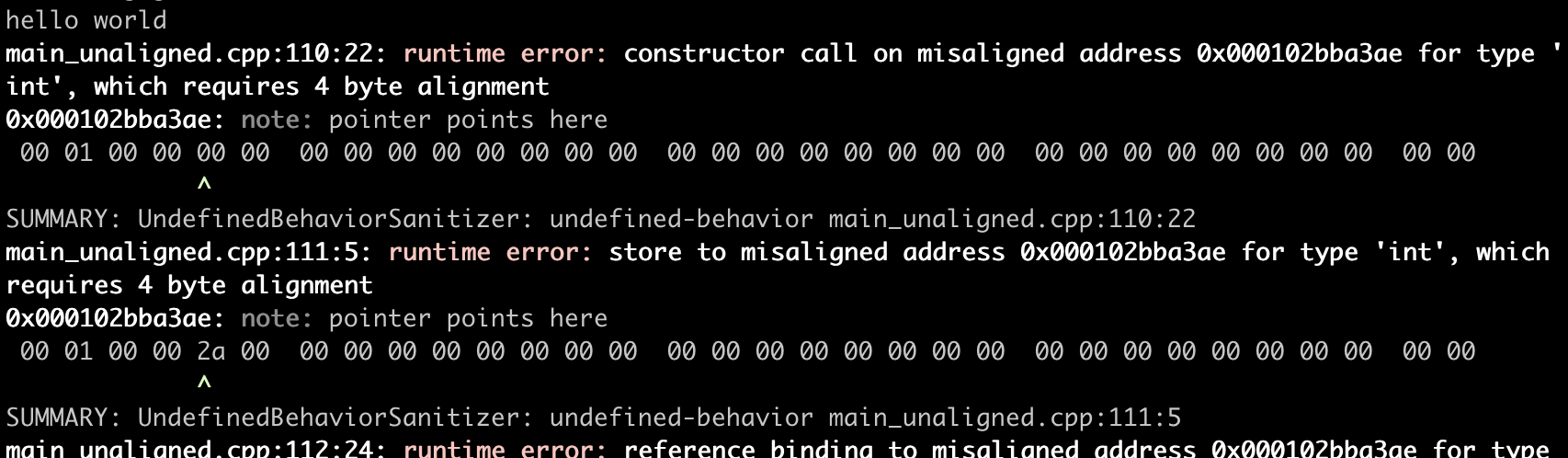 Misaligned
